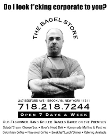 The Bagel Store (corporate to you)
